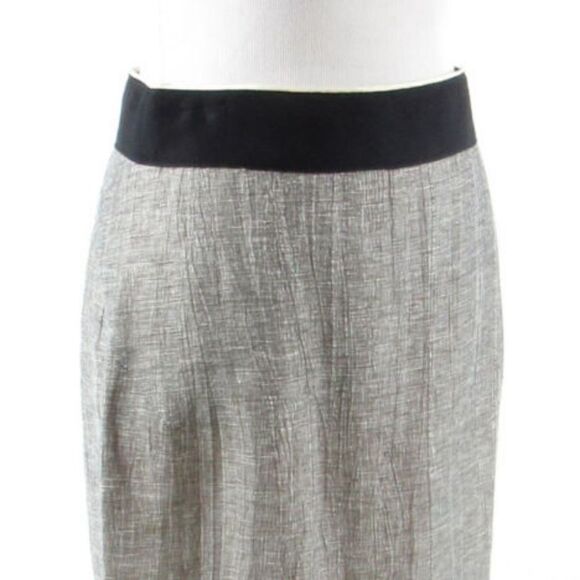 J. Crew gray pencil skirt 2 - Picture 4 of 8